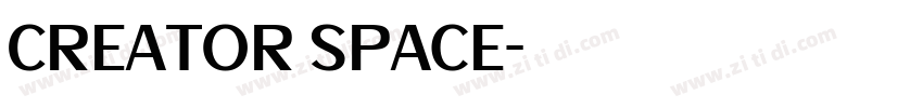 Creator Space字体转换 Creator Space字体转换